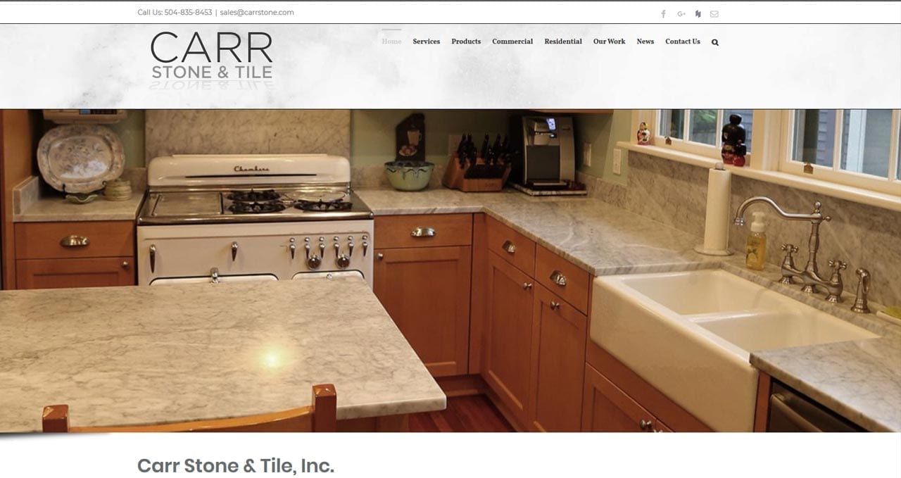 Carr Stone & Tile fabricator, installer, and importer of tile and natural stone.