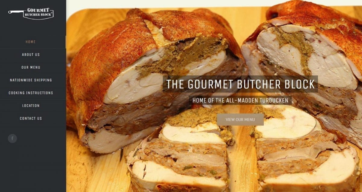 The Gourmet Butcher Block site Design and Marketing